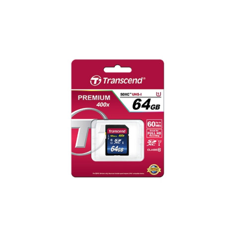 Памет Transcend 64GB SDXC UHS-I Premium  - TS64GSDU1