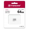 Памет Transcend 64GB microSD UHS-I U3A1  - TS64GUSD300S