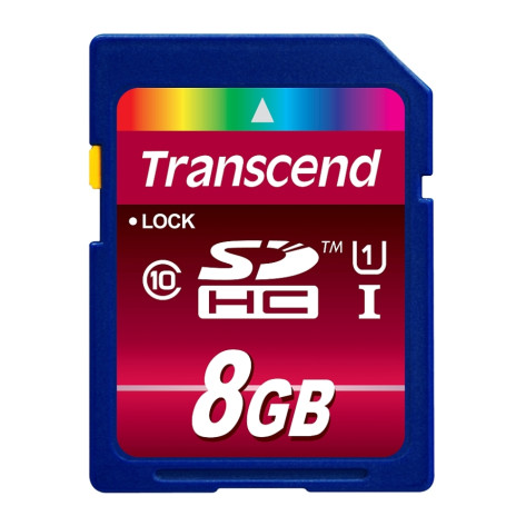 Памет Transcend 8GB SDHC UHS-I Ultimate  - TS8GSDHC10U1