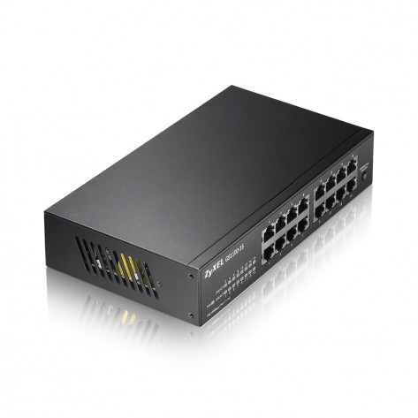 Комутатор ZyXEL GS1100-16 v3 16-port Gigabit Unmanaged Switch - GS1100-16-EU0103F