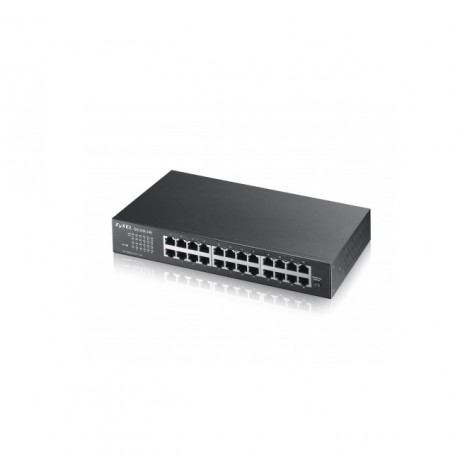 Комутатор ZyXEL GS1100-24E 24-port Gigabit Unmanaged switch v3 - GS1100-24E-EU0103F