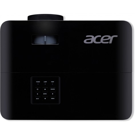 Мултимедиен проектор Acer Projector X129H, DLP, XGA (1024x768), 4800 ANSI Lumens, 20000:1, 3D, HDMI, VGA, RCA, Audio in, DC Out (5V/2A, USB-A), Speaker 3W, Bluelight Shield, LumiSense, 2.8kg, Black - MR.JTH11.00Q