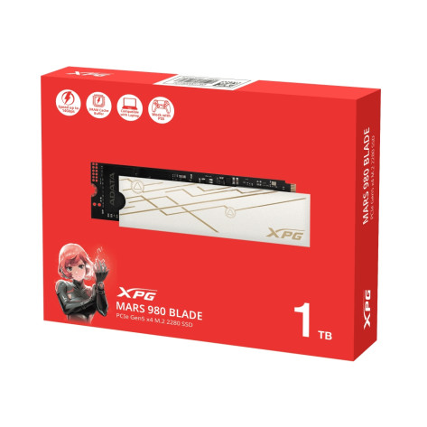Твърд диск ADATA MARS 980 Blade 1TB Gen 5 - SMAR-980B-1TCS