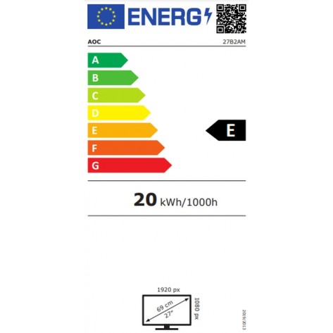 Монитор AOC 27B2AM 27" WLED VA 1920x1080@75Hz - 27B2AM