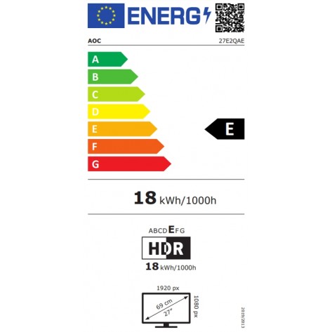 Монитор AOC 27E2QAE 27" IPS WLED