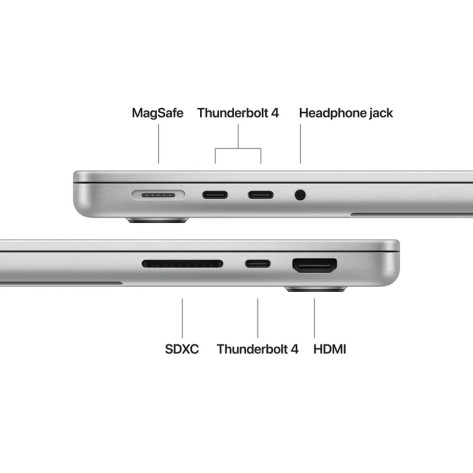 Лаптоп Apple 14-inch MacBook Pro: Apple M5 chip with 10-core CPU and 10-core GPU - MDE54