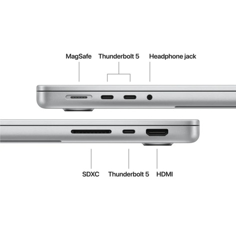 Лаптоп Apple 14-inch MacBook Pro: Apple M5 Pro chip with 18-core CPU and 20-core GPU - MGDP4ZE/A