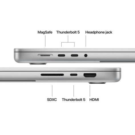 Лаптоп Apple 16-inch MacBook Pro: Apple M5 Pro chip with 18-core CPU and 20-core GPU - MGE64ZE/A