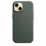 Калъф Apple iPhone 15 FineWoven Case with MagSafe - Evergreen - MT3J3ZM/A