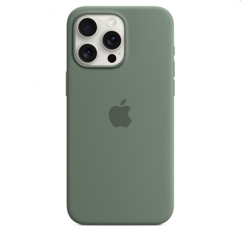 Калъф Apple iPhone 15 Pro Max Silicone Case with MagSafe - Cypress - MT1X3ZM/A