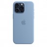 Калъф Apple iPhone 15 Pro Max Silicone Case with MagSafe - Winter Blue - MT1Y3ZM/A