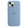 Калъф Apple iPhone 15 Silicone Case with MagSafe - Winter Blue - MT0Y3ZM/A