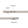 Лаптоп Apple MacBook Air 13.6: Apple M5 chip with 10-core CPU and 8-core GPU - MDHA4