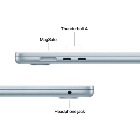 Лаптоп Apple MacBook Air 15.3: Apple M5 chip with 10-core CPU and 10-core GPU - MDVQ4