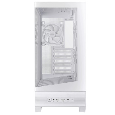 Кутия за компютър Asus A31 Plus TG White - 90DC00R3-B19000