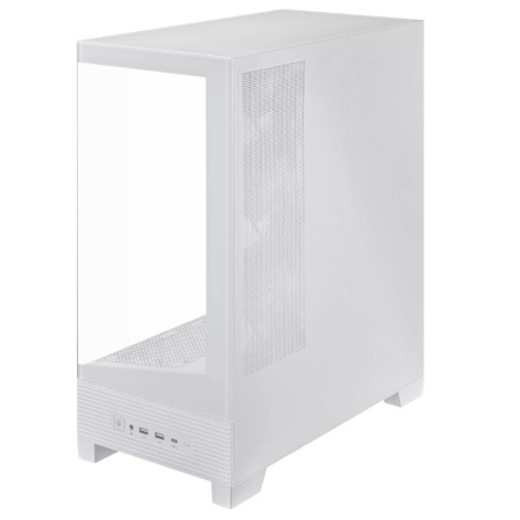 Кутия за компютър Asus A31 Plus TG White - 90DC00R3-B19000
