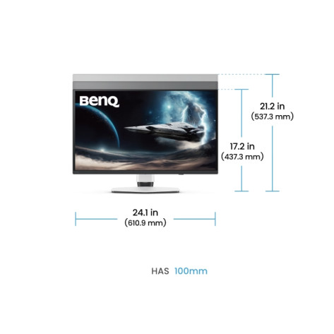 Монитор BenQ EX271UZ 27” 4K 166 PPI 240Hz MOBIUZ OLED Gaming Monitor - 9H.LP2LA.TBE