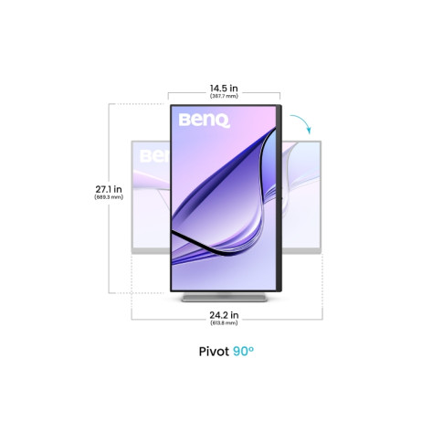 Монитор BenQ MA270UP 27" 4K Nano Gloss Monitor for MacBook - 9H.LP8LB.QBE