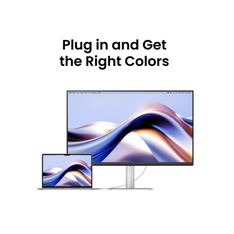 Монитор BenQ MA320UP 32" 4K Glossy Monitor for MacBook Pro and MacBook Air 31.5W WORK & ENTERTAINMENT DISPLAY MA320UP SILVER-GREY - 9H.LP9LB.QBE