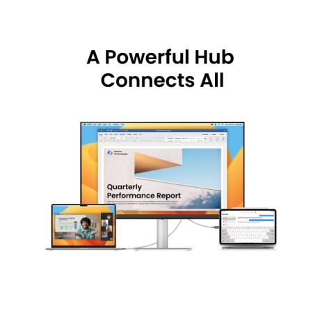 Монитор BenQ MA320UP 32" 4K Glossy Monitor for MacBook Pro and MacBook Air 31.5W WORK & ENTERTAINMENT DISPLAY MA320UP SILVER-GREY - 9H.LP9LB.QBE