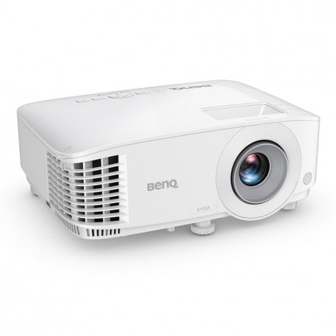 Мултимедиен проектор BenQ MS560, DLP, SVGA, 800x600, 4000 ANSI Lumen, 20000:1, 1.1X, Auto Vertical Keystone, Anti-Dust Sensor, 3D, WiFi ready for QCast, HDMI x2, VGA, VGA out, S-video, RCA, USB-A, Aidio In/Out, SmartEco 10000 hr, LampSave 15000hr, 10W Speaker, White, 36M - 9H.JND77.1HE