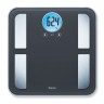 Електронен кантар Beurer BF 195 diagnostic bathroom scale; round LCD display; Weight, body fat, body water, muscle percentage, bone mass, AMR calorie display; 180 kg - 74816_BEU