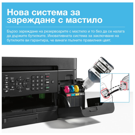 Мастилоструйно многофункционално устройство Brother MFC-T930DWYJ1 Inkbenefit Plus Multifunctional - MFCT930DWYJ1