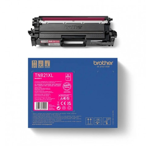 Тонер касета Brother TN-821XLM Magenta Toner Cartridge High Yield - TN821XLM