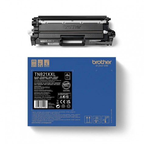 Тонер касета Brother TN-821XXLBK Black Toner Cartridge Super High Yield - TN821XXLBK