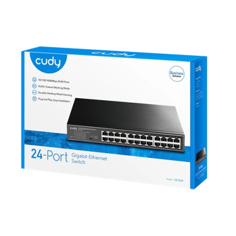 Комутатор Cudy GS1024 24-Port Gigabit Metal Switch - GS1024