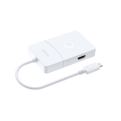 USB хъб D-Link 5-in-1 USB-C Hub with Wireless HDMI - DUP-501