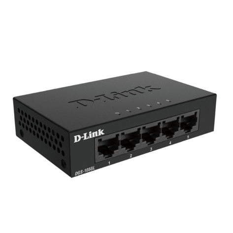 Комутатор D-Link 5-Port Gigabit Ethernet Metal Housing Unmanaged Switch - DGS-105GL