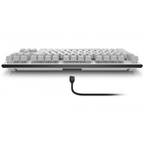 Клавиатура Dell Alienware Tenkeyless Gaming Keyboard - AW420K - US (QWERTY) - Lunar Light - 545-BBFM