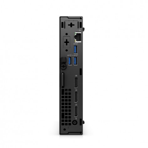 Настолен компютър Dell OptiPlex 7010 Micro Plus, Intel Core i7-13700T (8+8 Cores/30MB/1.4GHz to 4.8GHz), 16GB (1X16GB) DDR5, 512GB SSD PCIe M.2, Integrated Graphics, Wi-Fi 6E, Keyboard&Mouse, 130W, Wi-Fi 6E, Win 11 Pro, 3Y PS - N008O7010MFFPEMEA_VP