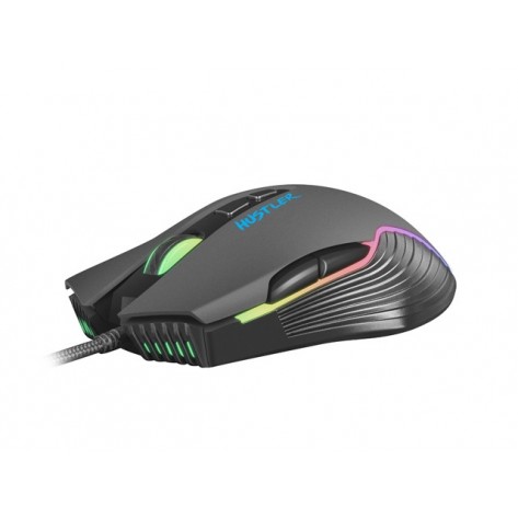 Мишка Fury Gaming Mouse Hustler 6400DPI Optical With Software RGB Backlight - NFU-1698