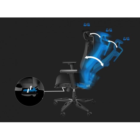 Стол Genesis Ergonomic Chair Astat 700 Black - NFG-1945