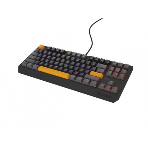 Клавиатура Genesis Gaming Keyboard Thor 230 TKL Anchor Gray Positive US RGB Mechanical Outemu Red - NKG-2081