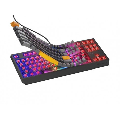 Клавиатура Genesis Gaming Keyboard Thor 230 TKL Anchor Gray Positive US RGB Mechanical Outemu Red - NKG-2081