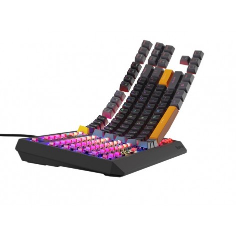 Клавиатура Genesis Gaming Keyboard Thor 230 TKL Anchor Gray Positive US RGB Mechanical Outemu Red - NKG-2081