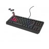 Клавиатура Genesis Gaming Keyboard Thor 230 TKL Lite US Rainbow Mechanical Outemu Red Black Hot Swap - NKG-2076