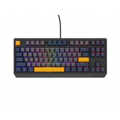Клавиатура Genesis Gaming Keyboard Thor 230 TKL Naval Blue Negative US RGB Mechanical Outemu Panda - NKG-2164
