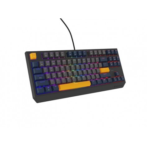 Клавиатура Genesis Gaming Keyboard Thor 230 TKL Naval Blue Negative US RGB Mechanical Outemu Panda - NKG-2164