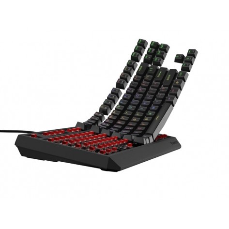 Клавиатура Genesis Gaming Keyboard Thor 230 TKL US RGB Mechanical Outemu Red Black Hot Swap - NKG-2077