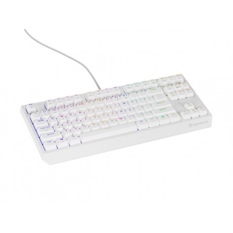 Клавиатура Genesis Gaming Keyboard Thor 230 TKL US RGB Mechanical Outemu Brown White Hot Swap - NKG-2080