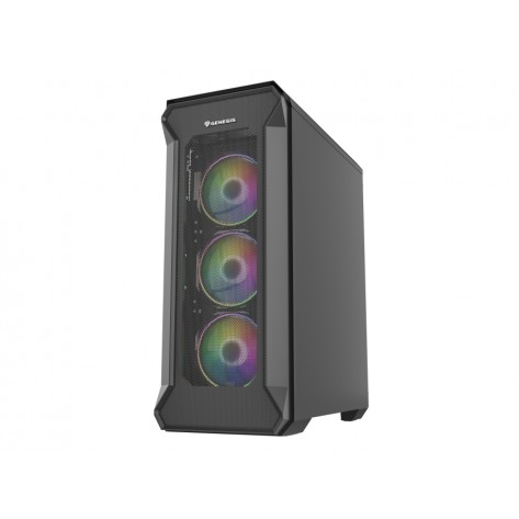 Кутия за компютър Genesis Gaming PC Case IRID 505 ARGB V2 Midi Tower Window Black - NPC-1518