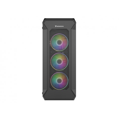 Кутия за компютър Genesis Gaming PC Case IRID 505 ARGB V2 Midi Tower Window Black - NPC-1518