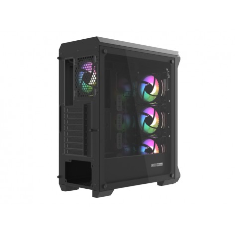 Кутия за компютър Genesis Gaming PC Case IRID 505 ARGB V2 Midi Tower Window Black - NPC-1518