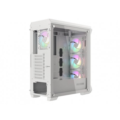 Кутия за компютър Genesis Gaming PC Case IRID 505 ARGB V2 Midi Tower Window White - NPC-1872