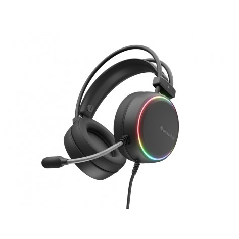 Слушалки Genesis Headset Neon 613 With Microphone RGB Illumination Black - NSG-2092