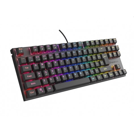 Клавиатура Genesis Mechanical Gaming Keyboard Thor 303 TKL Silent Switch RGB Backlight US Layout Black - NKG-1881